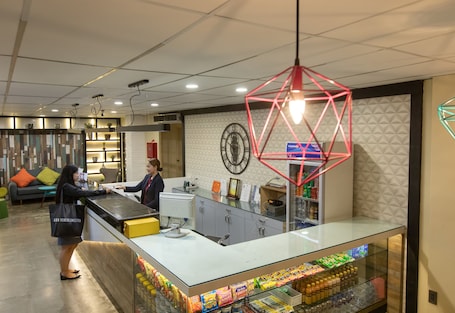 Check-in/check-out kiosk