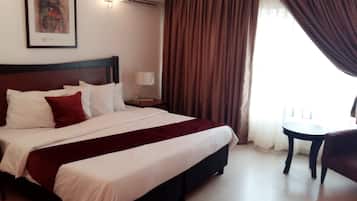 Flat-screen TV, DVD player