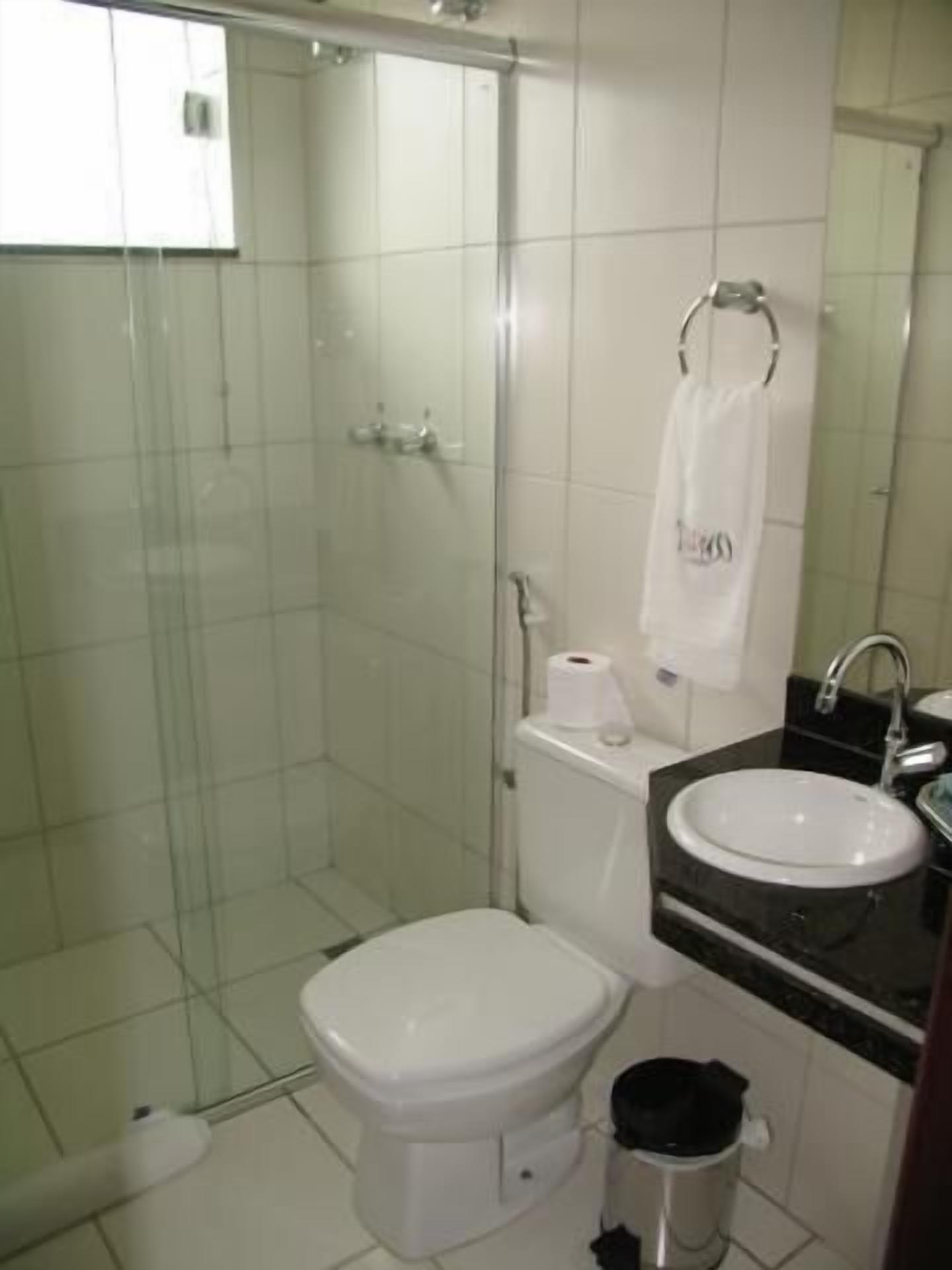 free toiletries, hair dryer, towels