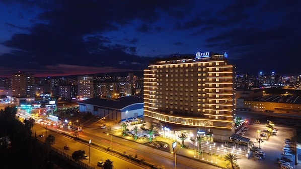 Front of property – evening/night