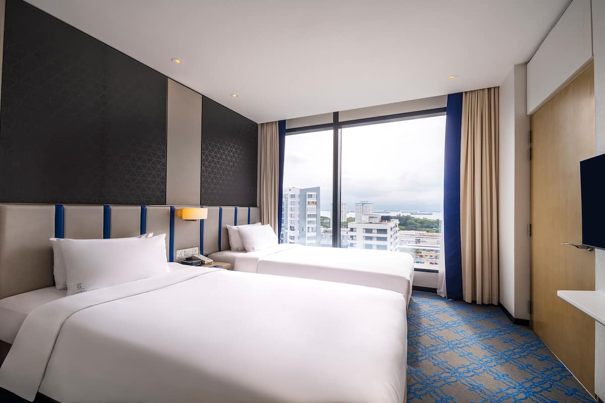 Standard Room, 2 Single Beds, Sea View (High Floor) | View from room