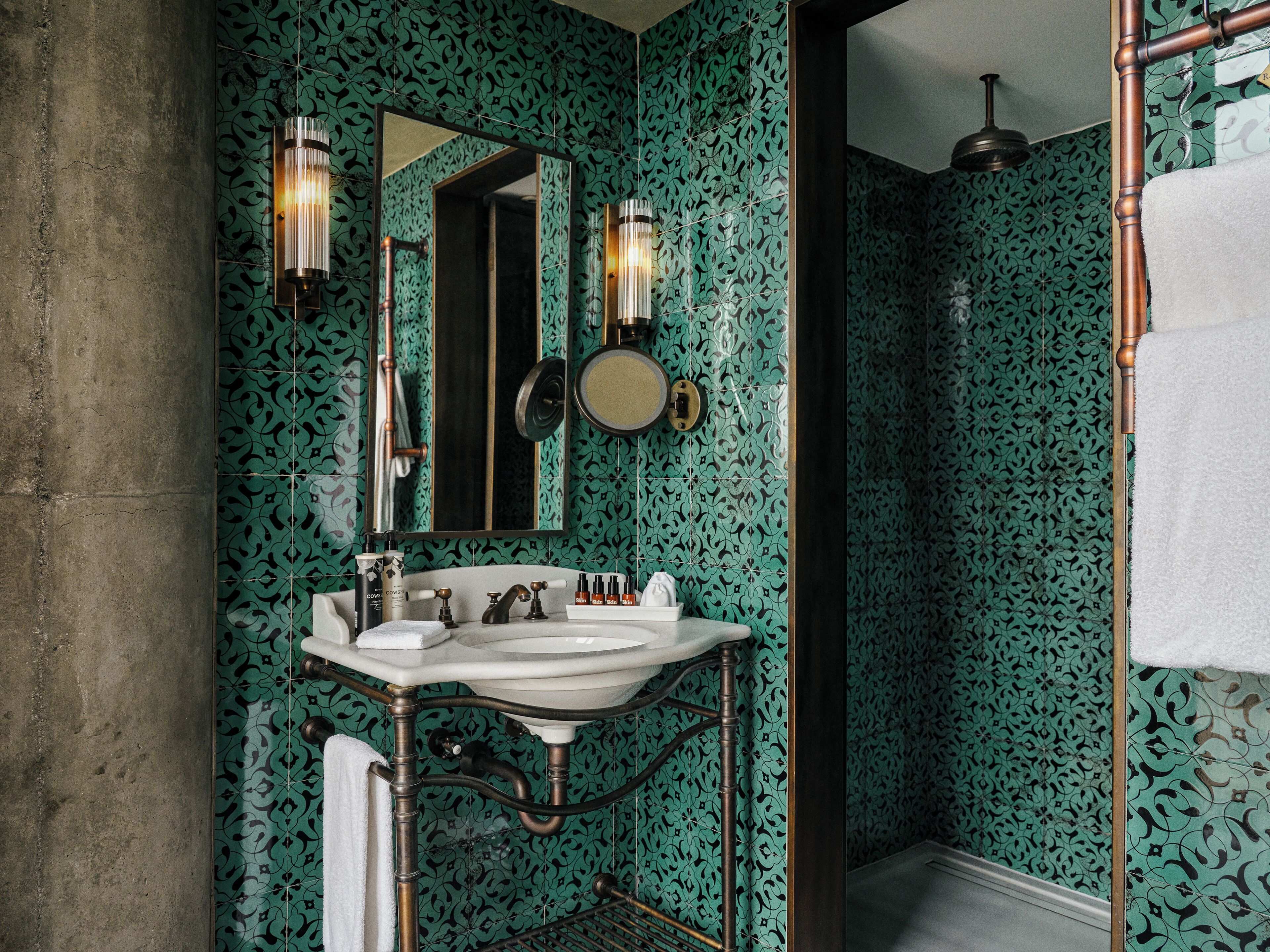 room (medium) | bathroom | designer toiletries, hair dryer, bathrobes, slippers