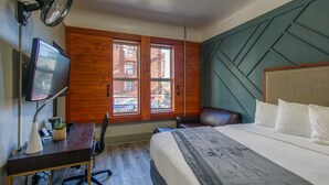 1 Queen Bed with Sofa Bed, Shared Bathroom