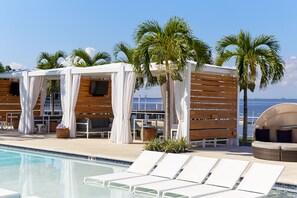 2 outdoor pools, open 8:00 AM to 9:00 PM, pool cabanas (surcharge) - The Godfrey Hotel & Cabanas Tampa (Tampa)