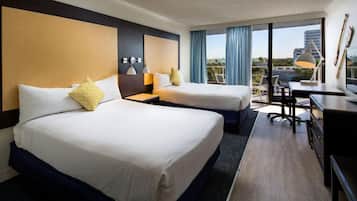 Room, 2 Queen Beds, Accessible | 1 bedroom, in-room safe, desk, laptop workspace