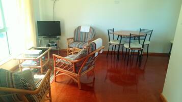Lavender Cottage | Living area | Flat-screen TV, DVD player