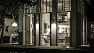 Front of property - evening/night