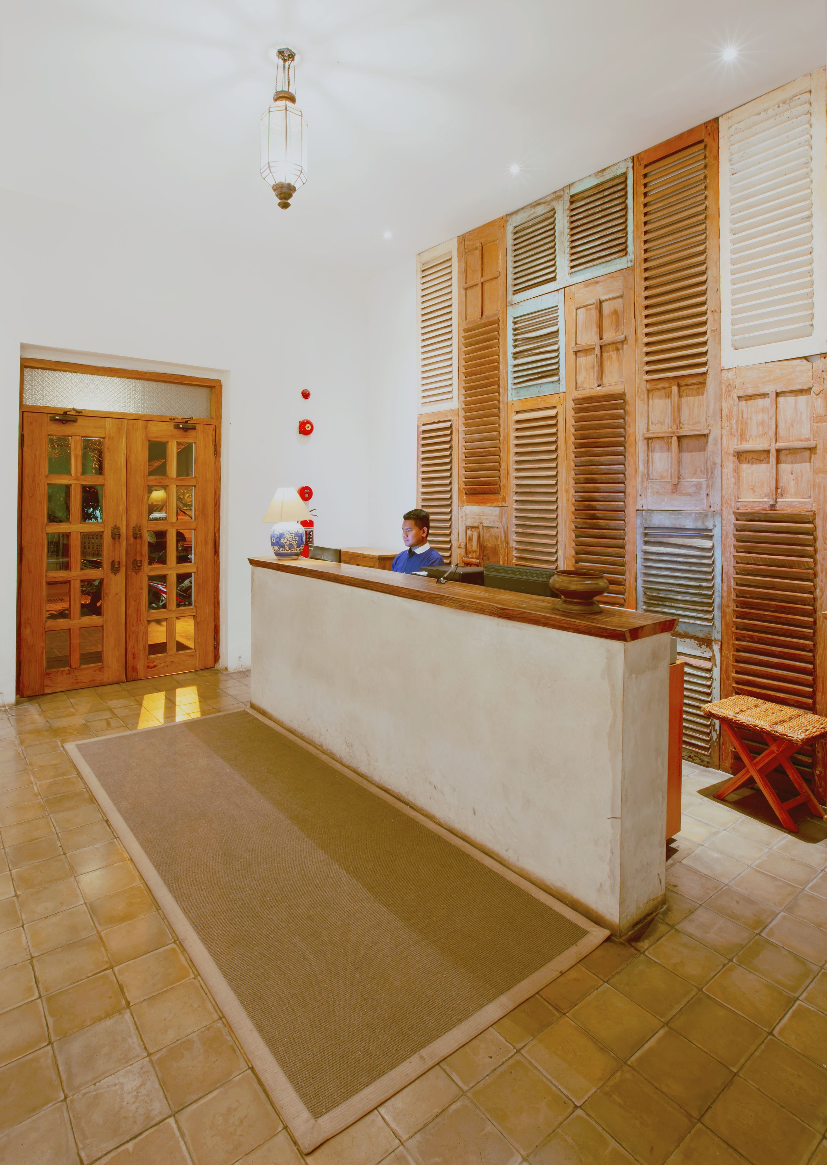 check-in/check-out kiosk