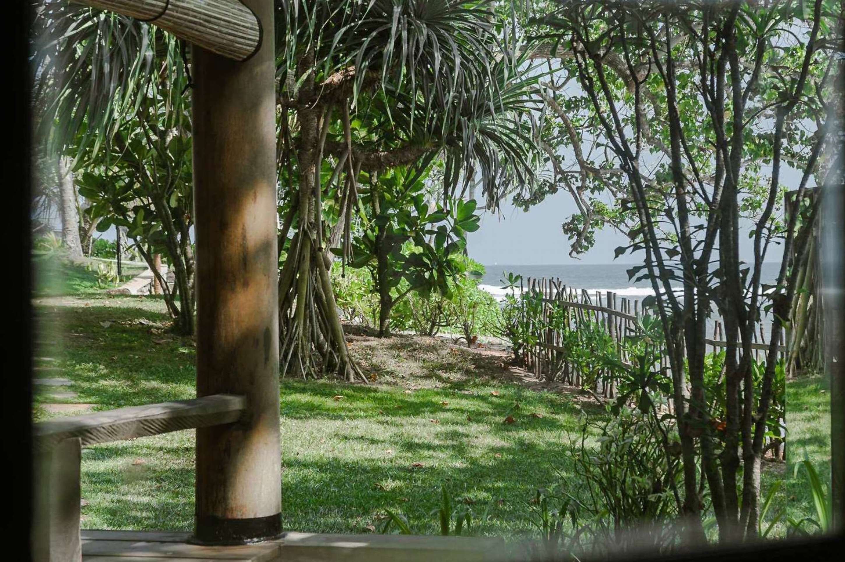 beach hut muhudu bella | view from room