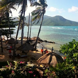 Private beach, white sand, sun-loungers, beach umbrellas
