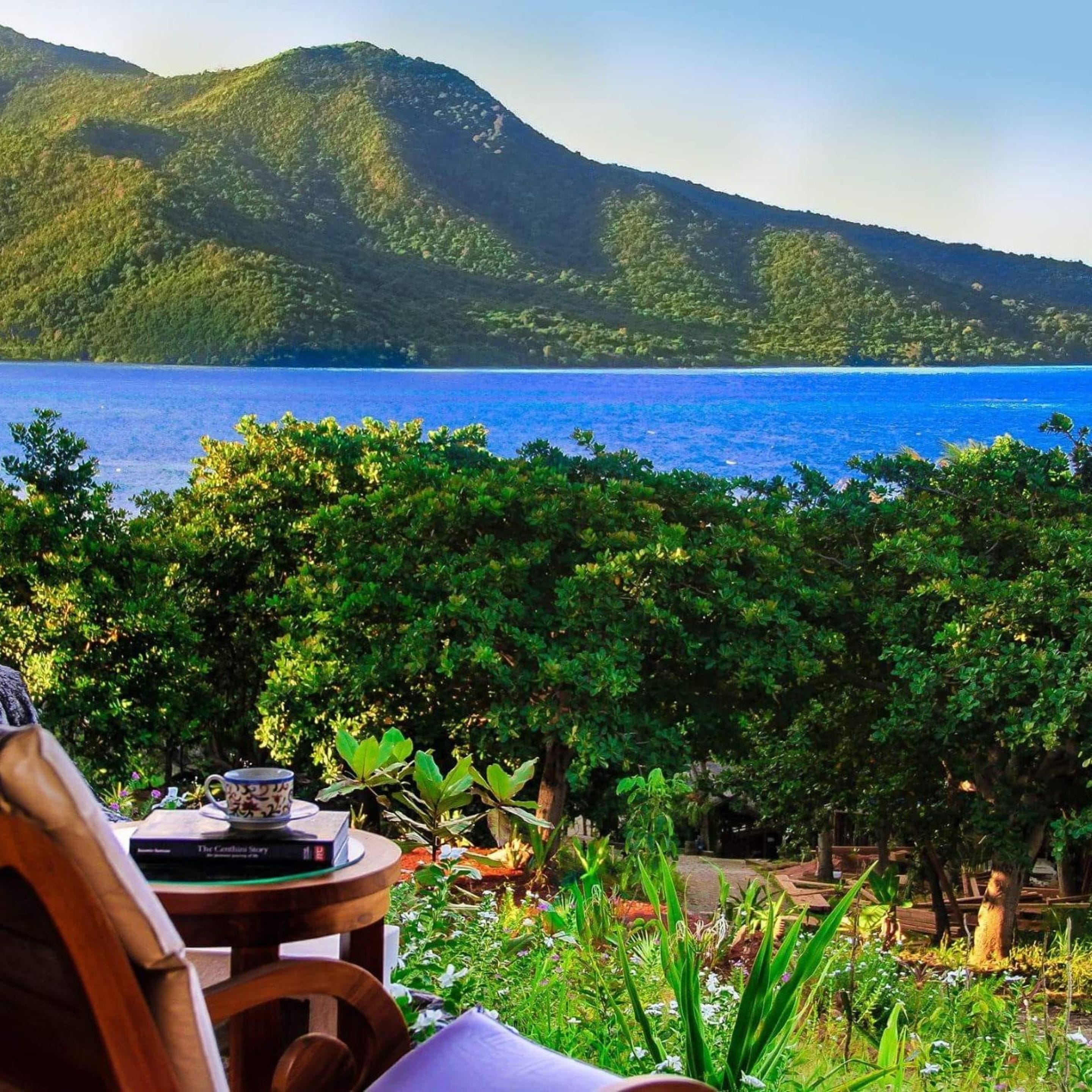 Vue sur la plage/l’océan