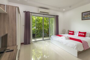 Apartamento Deluxe, 2 habitaciones | 2 dormitorios, escritorio, cortinas opacas y wifi gratis