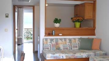 Apartment, 1 Bedroom | Living area | LCD TV