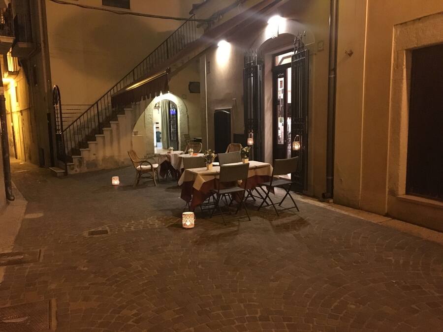 Entrada al alojamiento