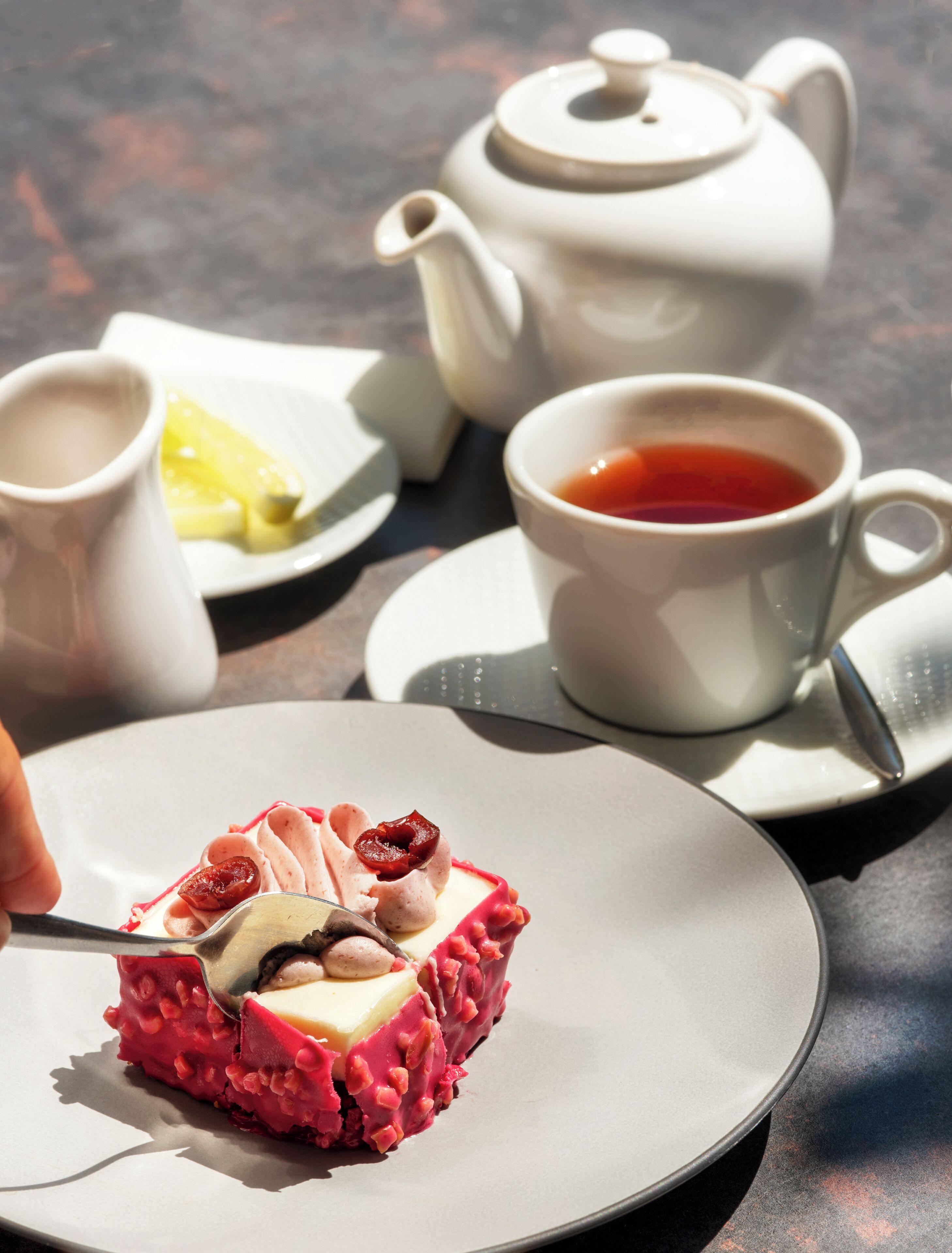 lunch, dinner served; french cuisine, pool views