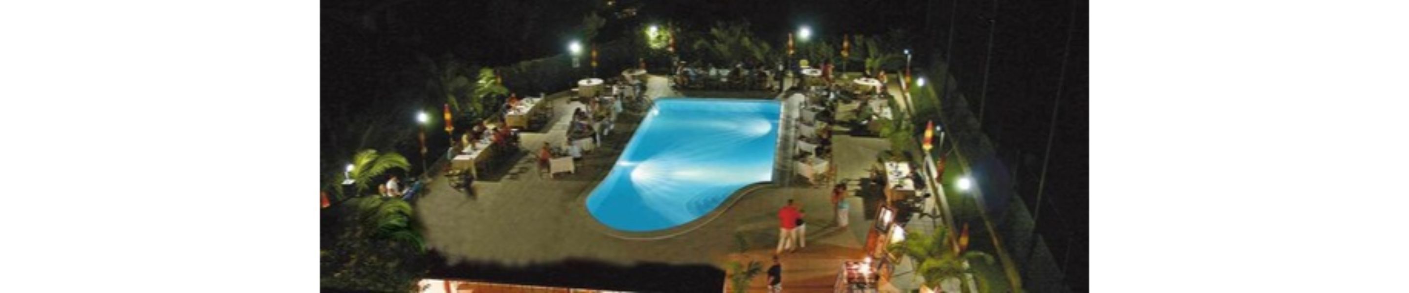 seasonal outdoor pool, pool umbrellas, pool loungers