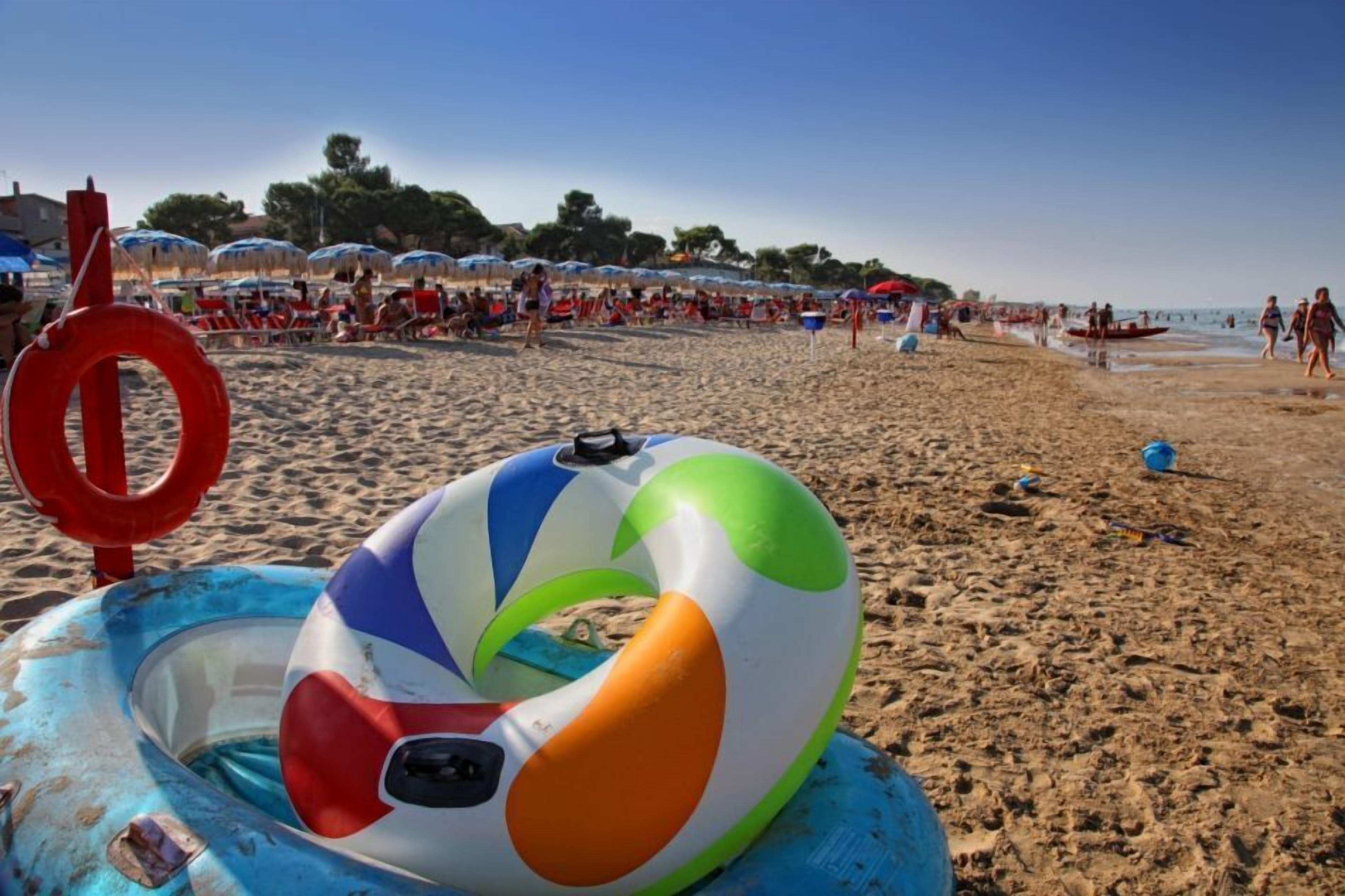 private beach nearby