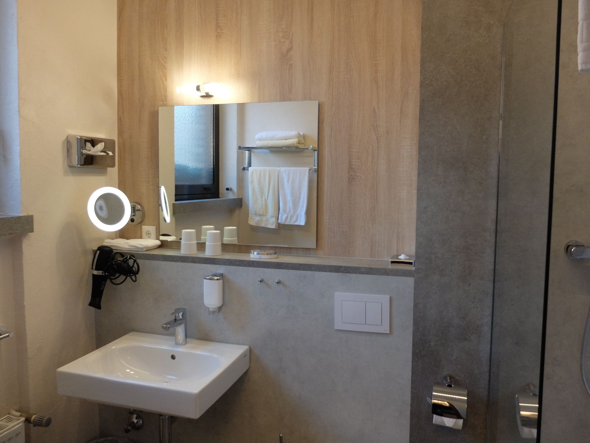 double room, balcony | bathroom | shower, hair dryer, towels