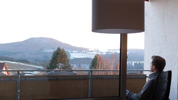 Doppelzimmer, Balkon | Allergikerbettwaren, Zimmersafe, Verdunkelungsvorhänge, kostenloses WLAN