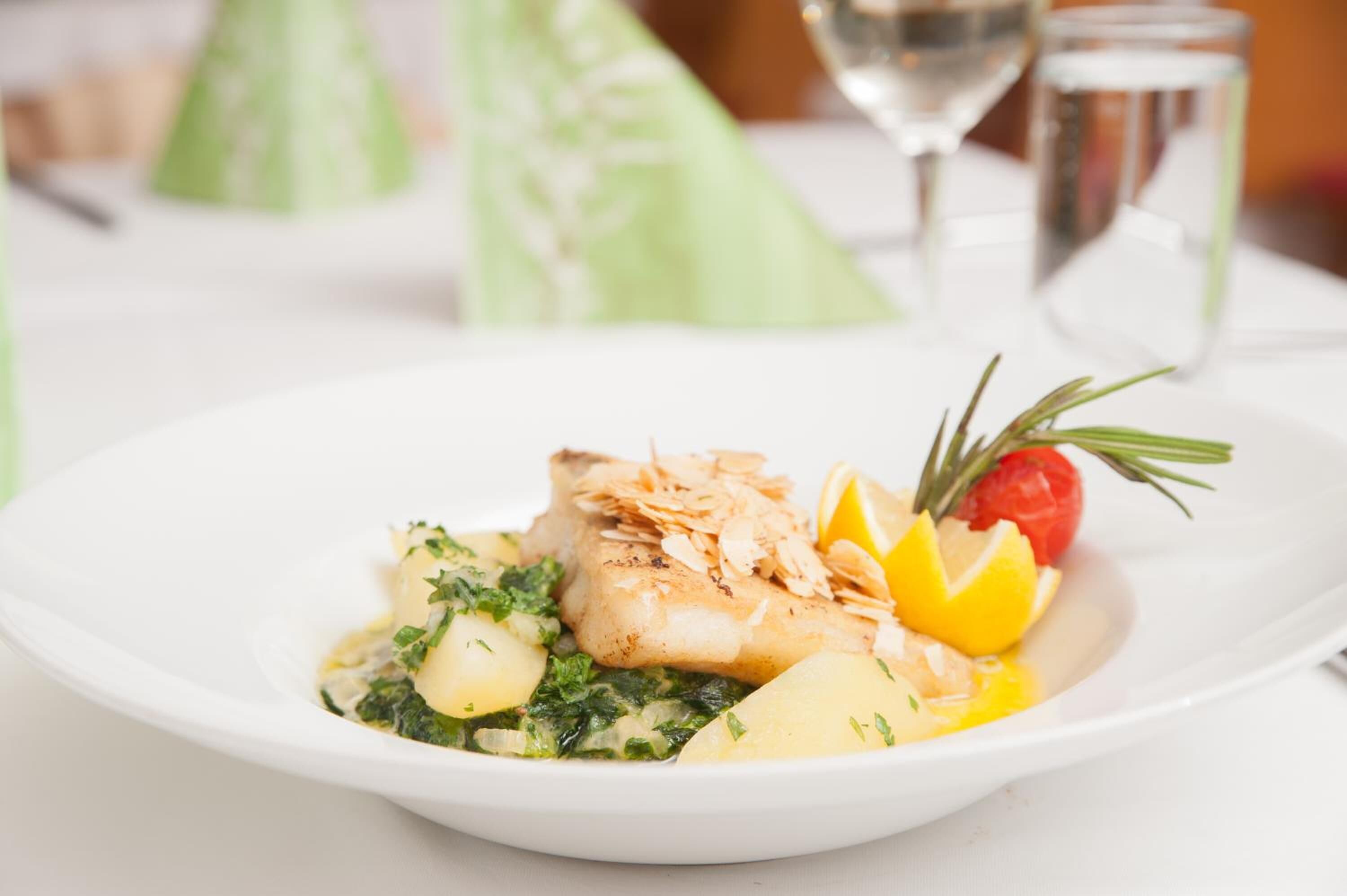 lunch and dinner served, regional cuisine