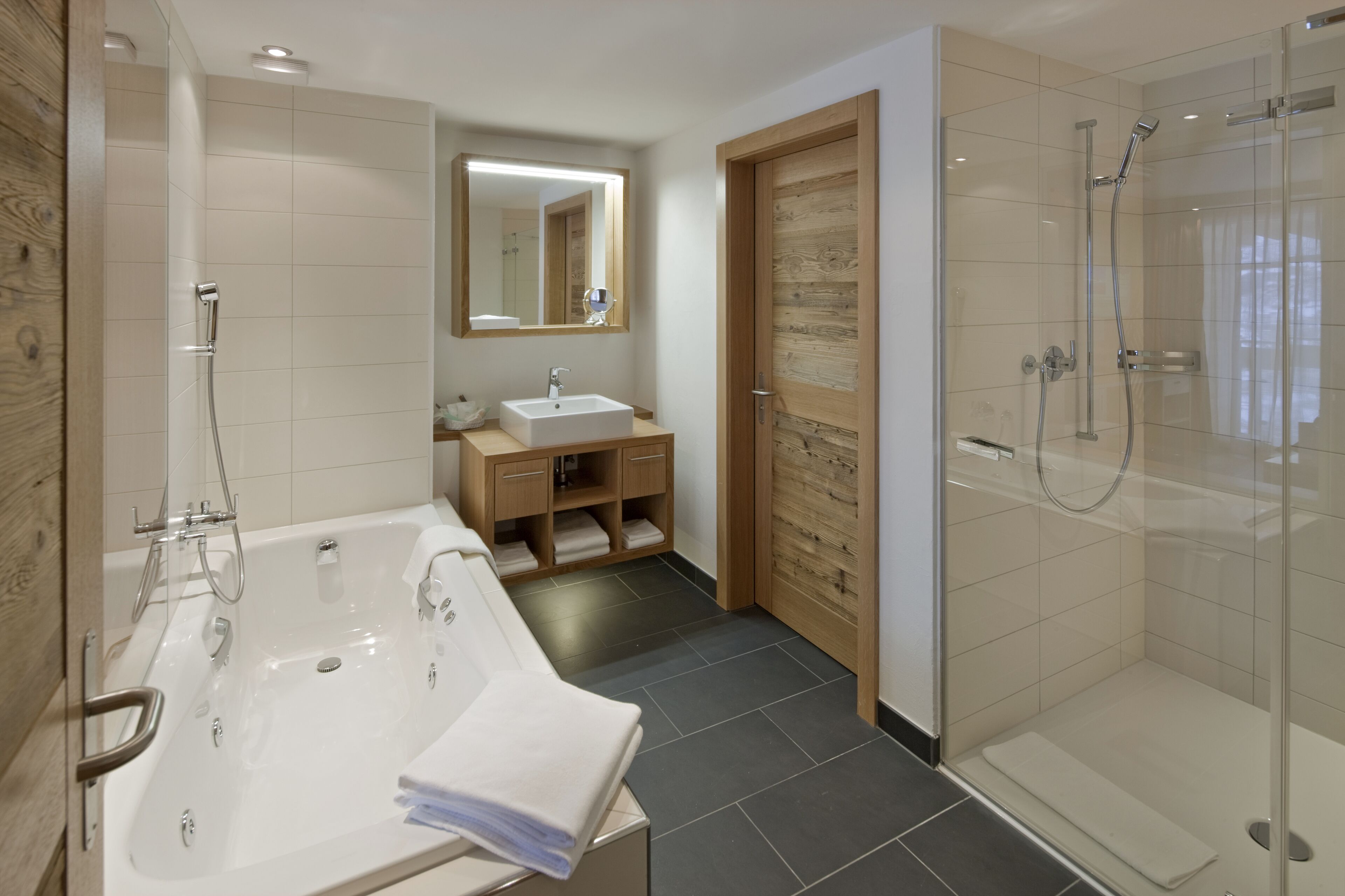 junior suite, balcony | bathroom | free toiletries, hair dryer, dressing gowns, slippers