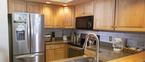 Solitude Village Two Bedroom Suite Mountainside | Private kitchen | Fridge, microwave, stovetop, toaster