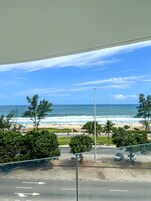 Deluxe Double Room, Sea View | Hypo-allergenic bedding, minibar, in-room safe, desk