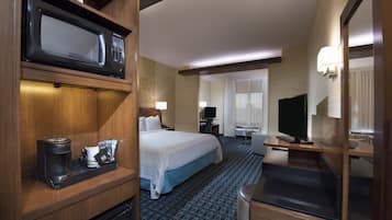 Premium bedding, individually furnished, desk, laptop workspace