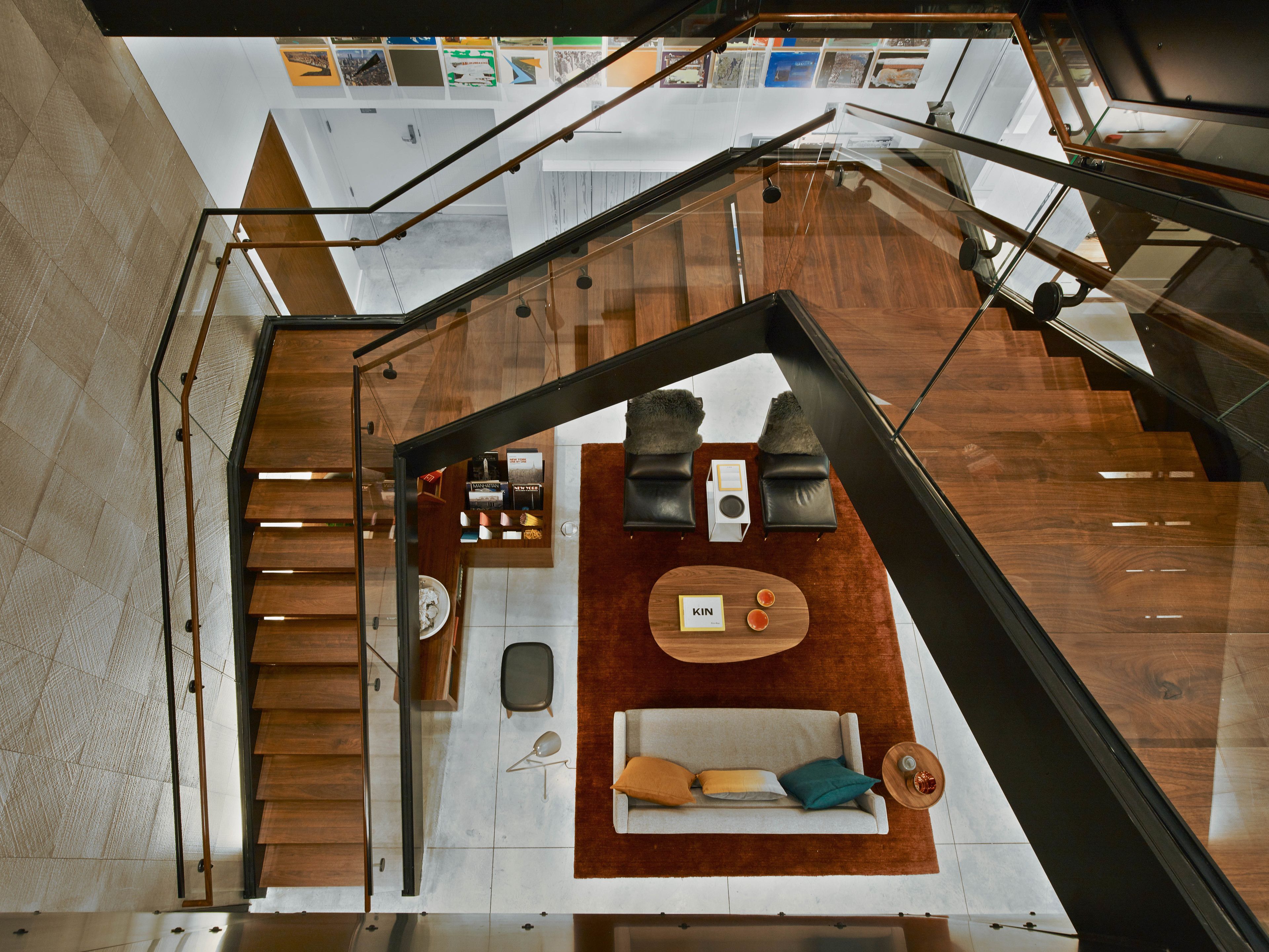 Coin salon dans le hall