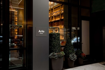 Hotel entrance at Arlo NoMad
