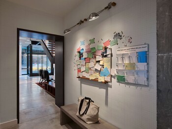 Hotel entrance and lobby at Arlo NoMad