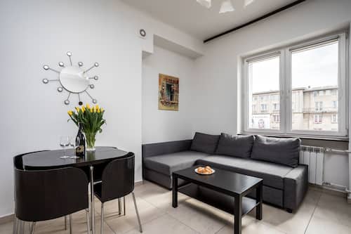 Comfort Apartment, 2 Bedrooms, Kitchenette, City View | Living room | LED TV