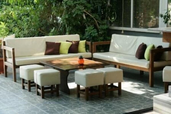 Terrace/patio - Platon Hotel (Rhodes)