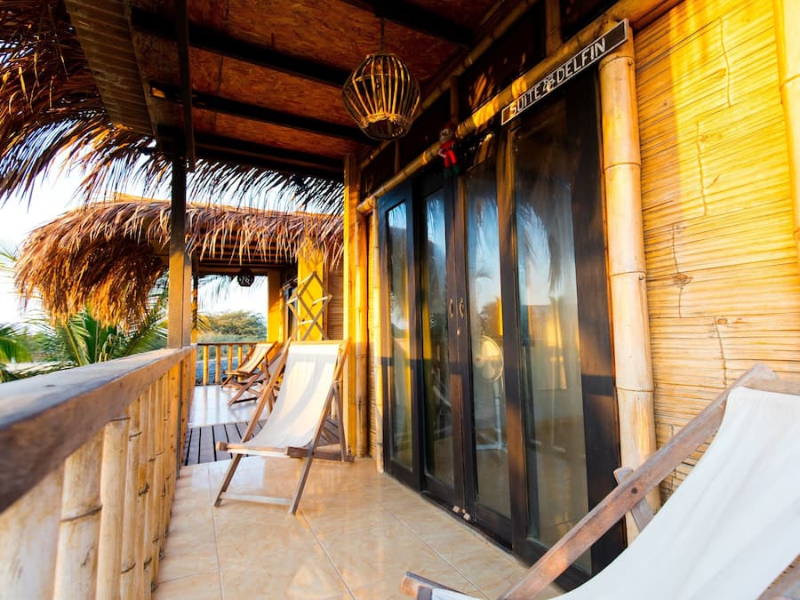 Bungalow, balcón (Suite Delfin) | Balcón