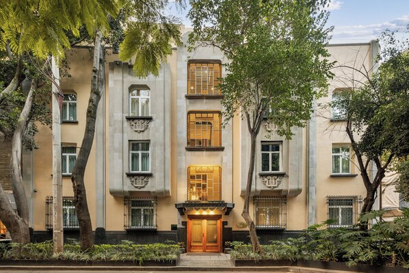 Façade de l’hébergement