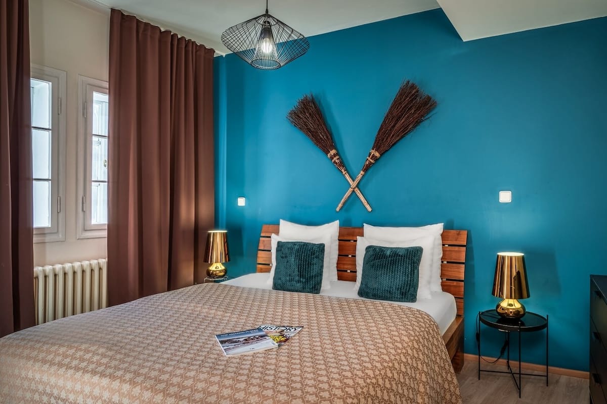 Hypo-allergenic bedding, individually decorated, individually furnished