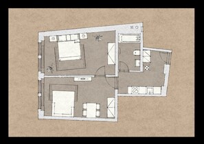 Floor plan - 7 Tales Apartments by Adrez Living (Prague)