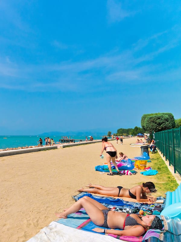 On the beach, beach bar