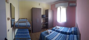 Desk, rollaway beds, free WiFi