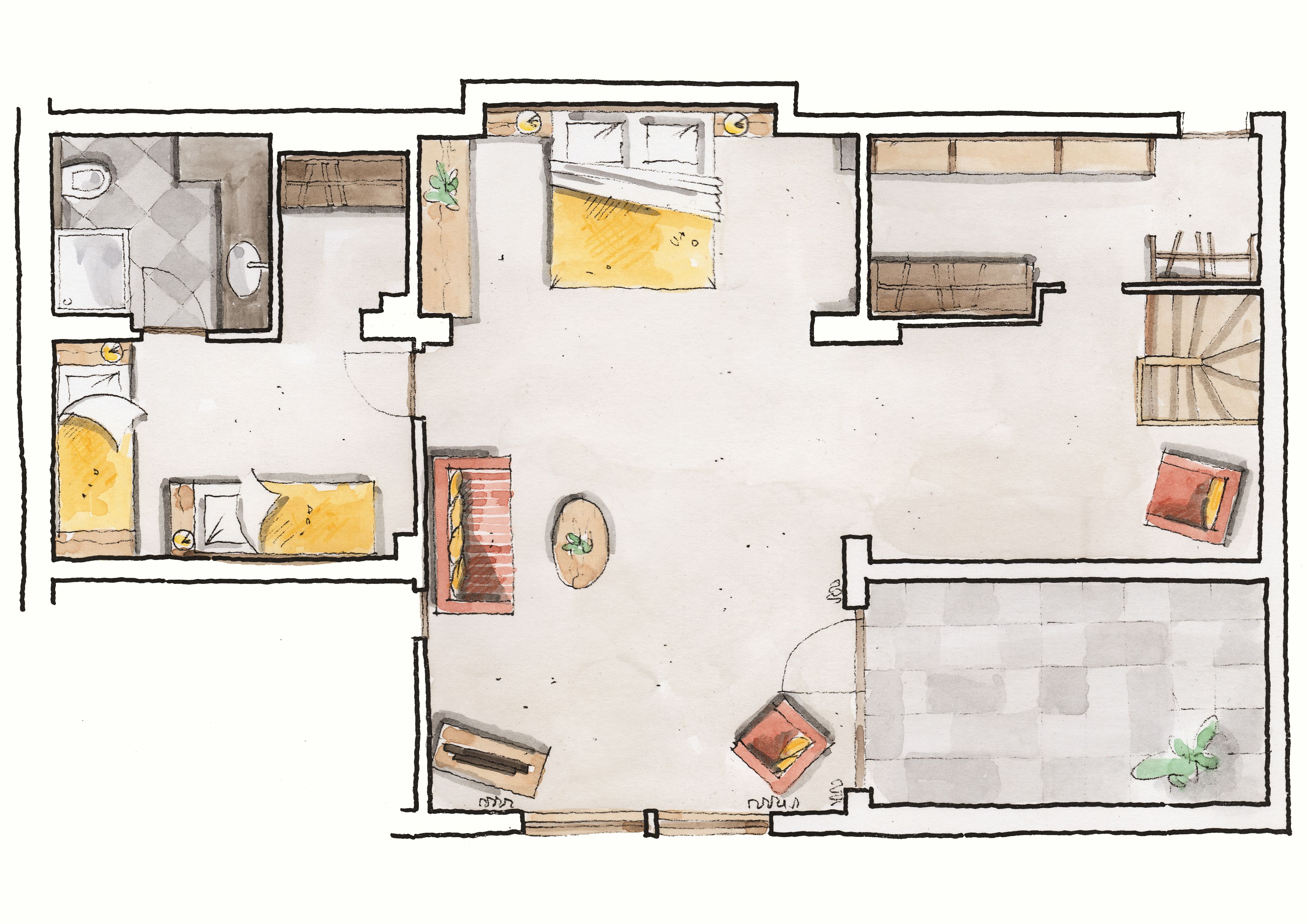 family suite, balcony, mountain view | 1 bedroom, premium bedding, down duvets, minibar