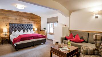 Junior Suite, Balcony, Mountain View | Premium bedding, down duvets, minibar, in-room safe