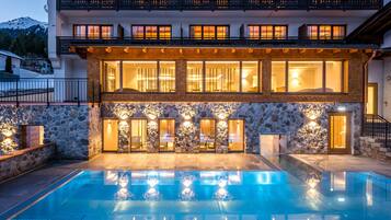 Front of property – evening/night