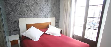 Double Room, 1 Double or 2 Single Beds, Balcony, City View
