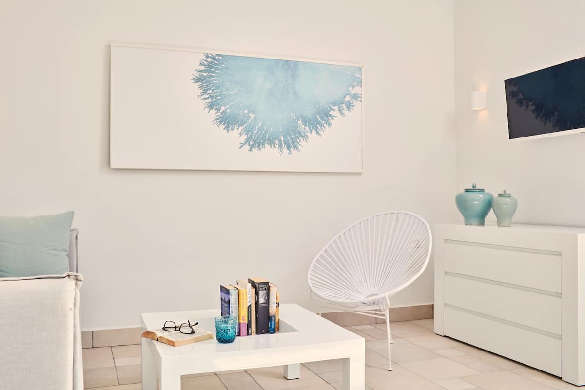 1 habitación y ropa de cama de alta calidad