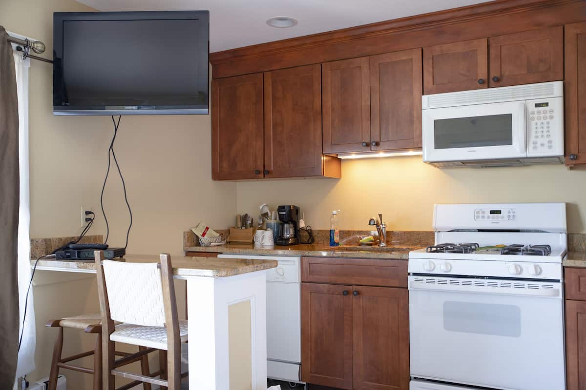 premier suite, 1 king bed | private kitchenette | mini-fridge, coffee/tea maker, high chair