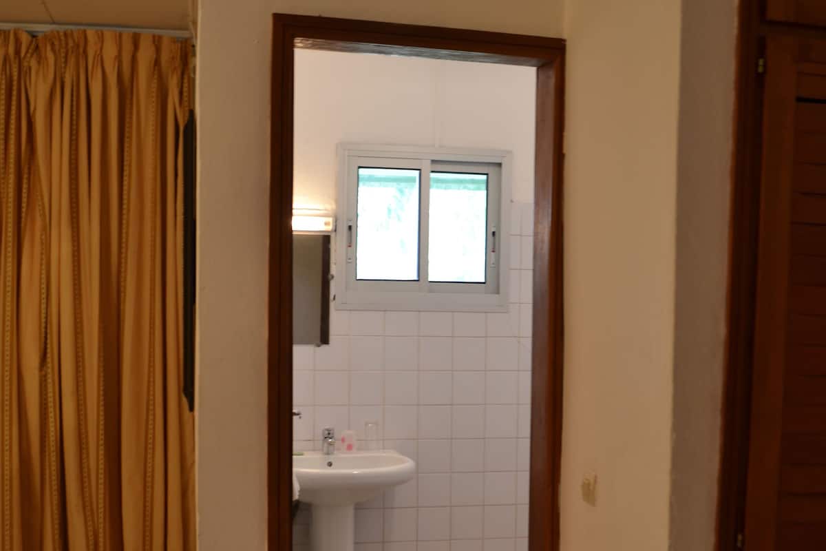 standard double room | bathroom | shower
