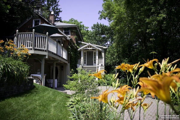 Blick von der Unterkunft