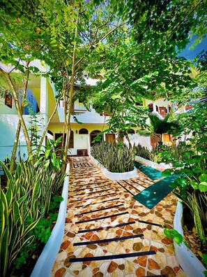 Façade de l’hébergement