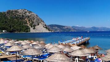 Private beach