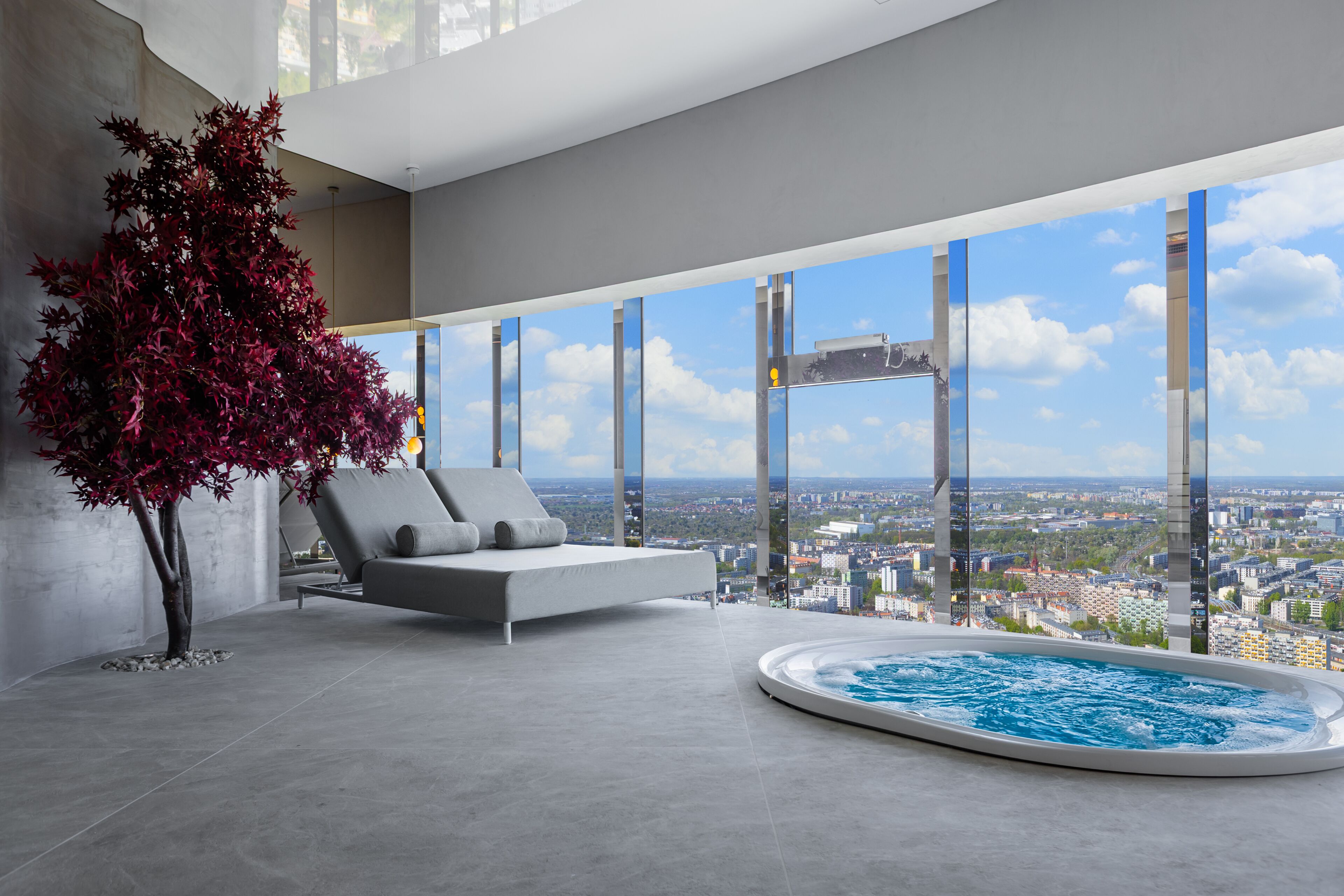 Luxury Penthouse with Private SPA & Cinema with Game Zone | Banheira de hidromassagem particular